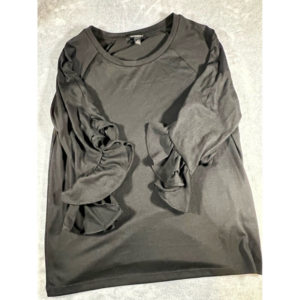 Women’s size Small Banana Republic bell sleeve top black